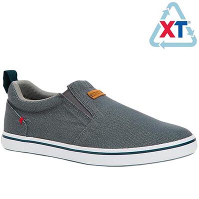 XTRATUF XSBR-100 Mens Sharkbyte Eco Canvas Deck Shoe-Black