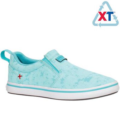 XTRATUF XSWR-200 Womens Sharkbyte Eco Deck Shoe-Blue