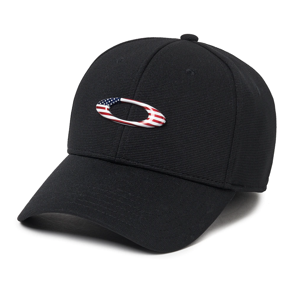 Oakley Tin Cap - Black/American Flag - L/XL