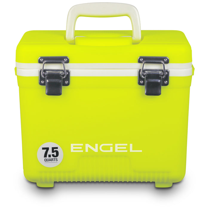 Engel 7.5 Quart Drybox/Cooler - High Vis Yellow