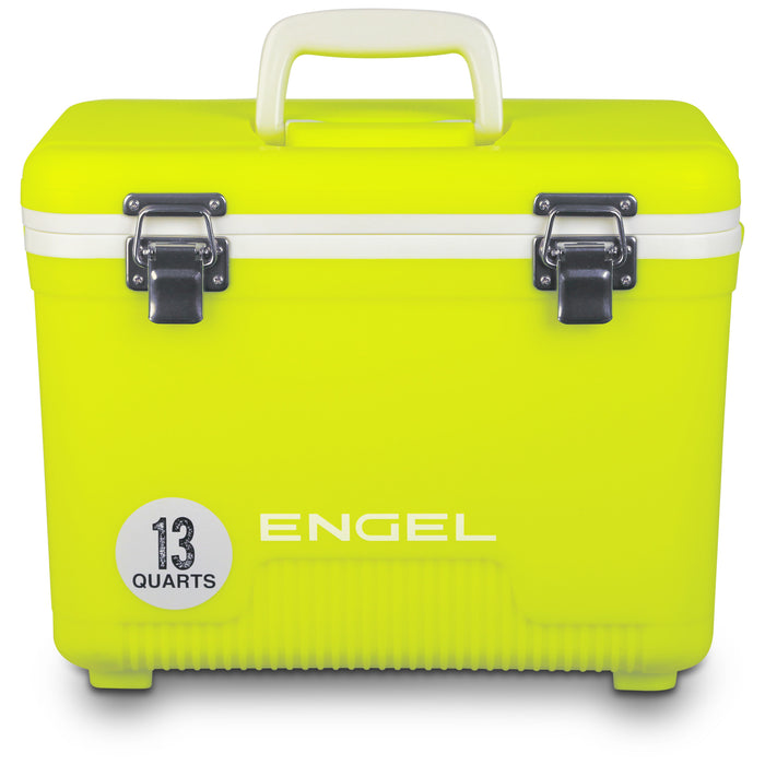 Engel 13 Quart Drybox/Cooler - High Vis Yellow