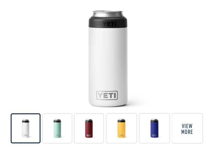 Yeti Rambler 12 oz Colster Slim Can Insulator