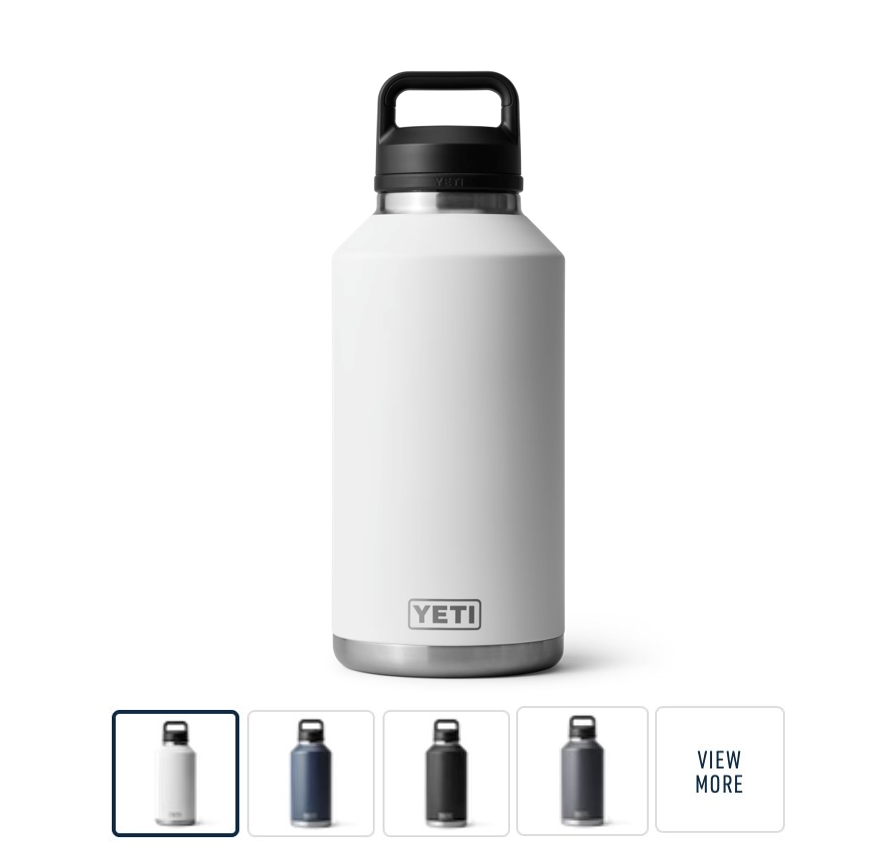 Yeti Rambler 64 oz Water Bottle with Chug Cap