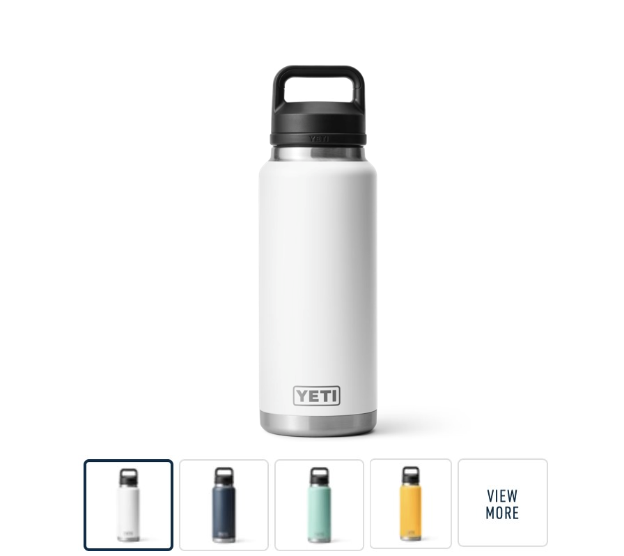 Yeti Rambler 36 oz Water Bottle with Chug Cap