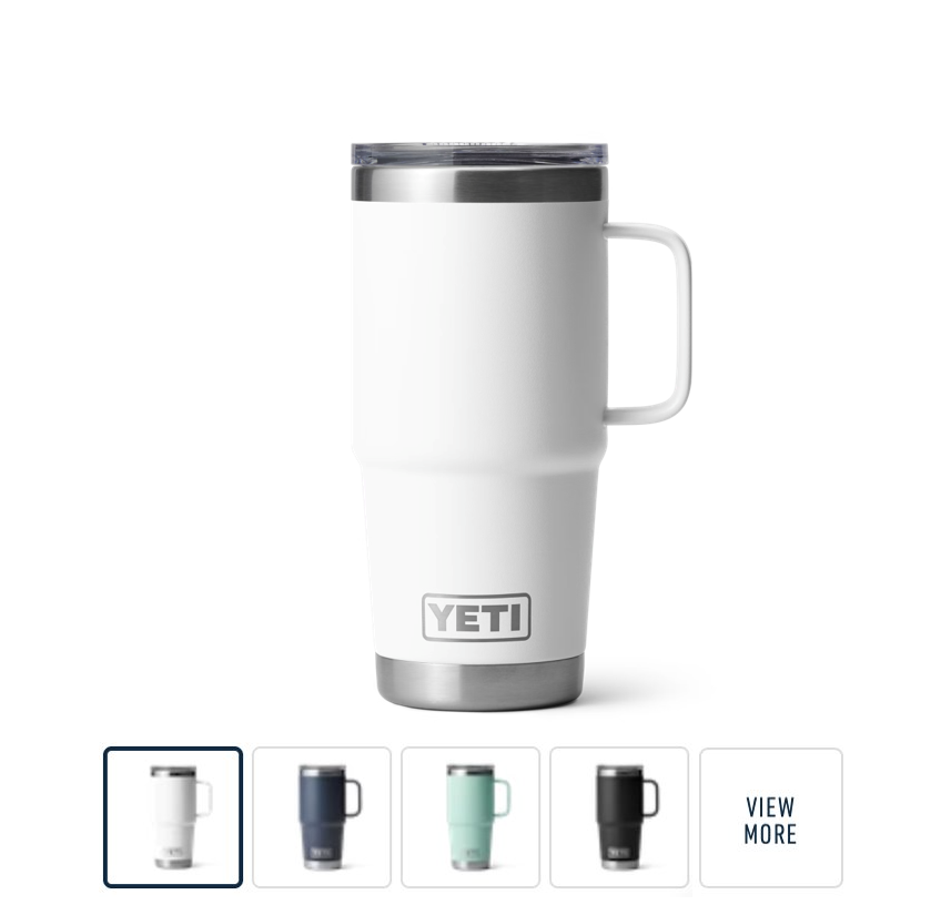 Yeti - Rambler 20 oz Travel Mug - Canopy Green