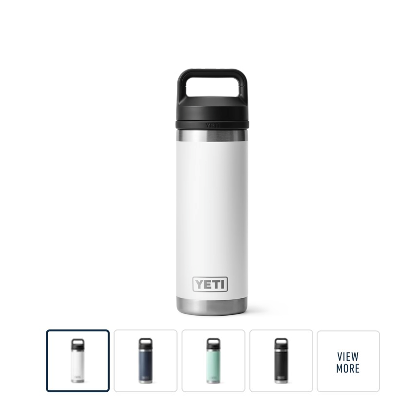 Yeti Rambler 18 oz Water Bottle with Chug Cap