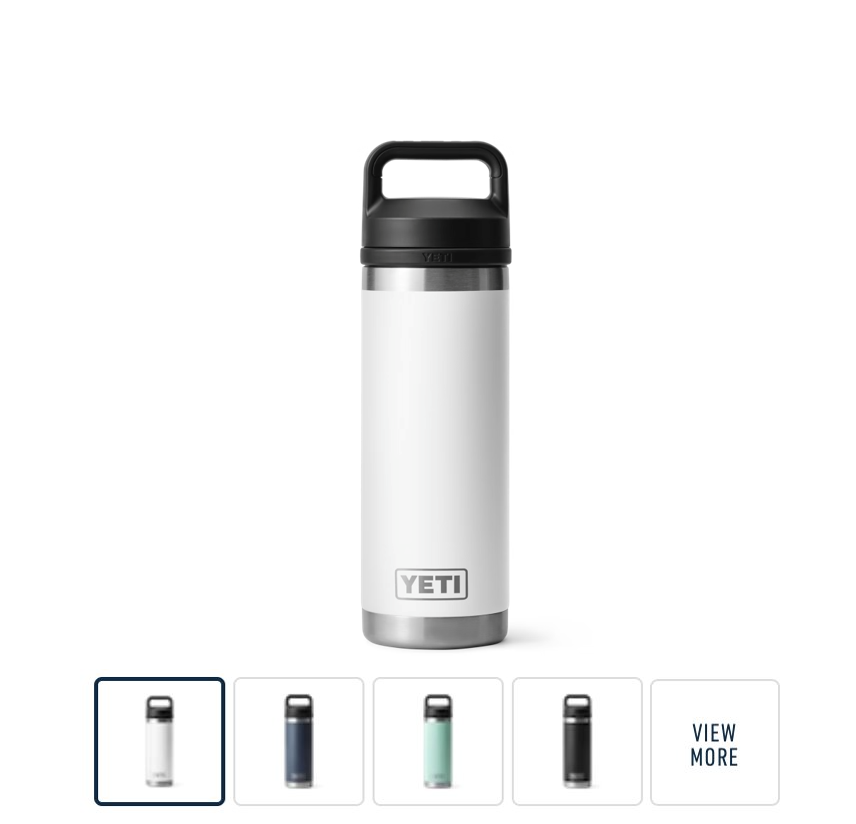 YETI Rambler Water Bottle with Chug Cap - 18-Oz.