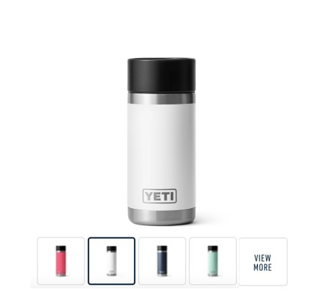 YETI Rambler 12 oz Bottle, Stainless Steel, Vacuum Insulated, with Hot Shot  Cap