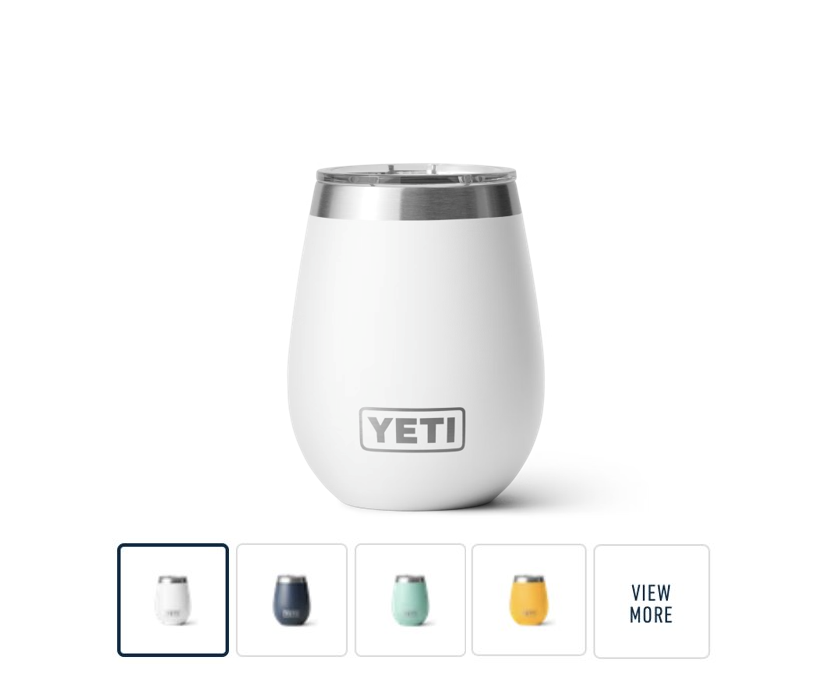 Yeti Rambler 10 oz Wine Tumbler with Magslider Lid