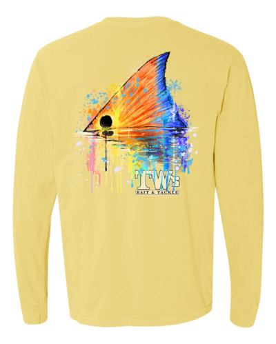 TW's Drummy Sunset for Men - Long Sleeve T-Shirt 