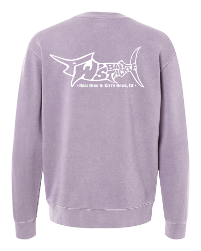 Marlin Outline Women's Crew Neck Sweatshirt 