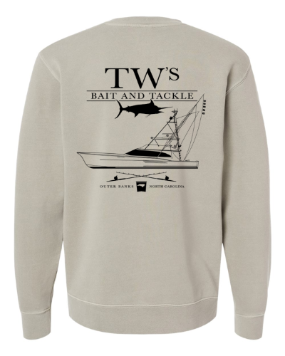 TW's Great Marlin Pursuit for Men - Crew Neck Sweatshirt 