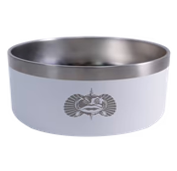 TOADFISH 1052 TFDOGBOWL-WHT