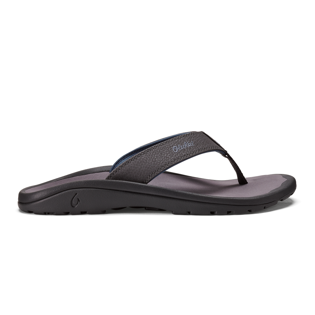 Olukai 10110 'Ohana Sandals for Men - Pavement/Pavement