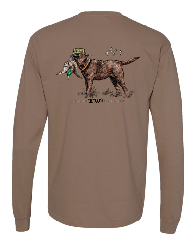 TW's Marsh Dog for Men - Long Sleeve T-Shirt