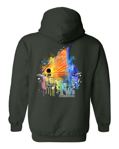 TW's Drummy Sunset for Men - Basic Pull-Over Hooded Sweatshirt