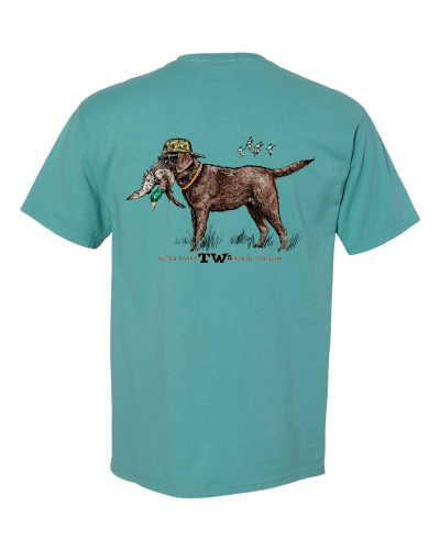 TW's Marsh Dog for Men - Cotton Short Sleeve T-Shirt