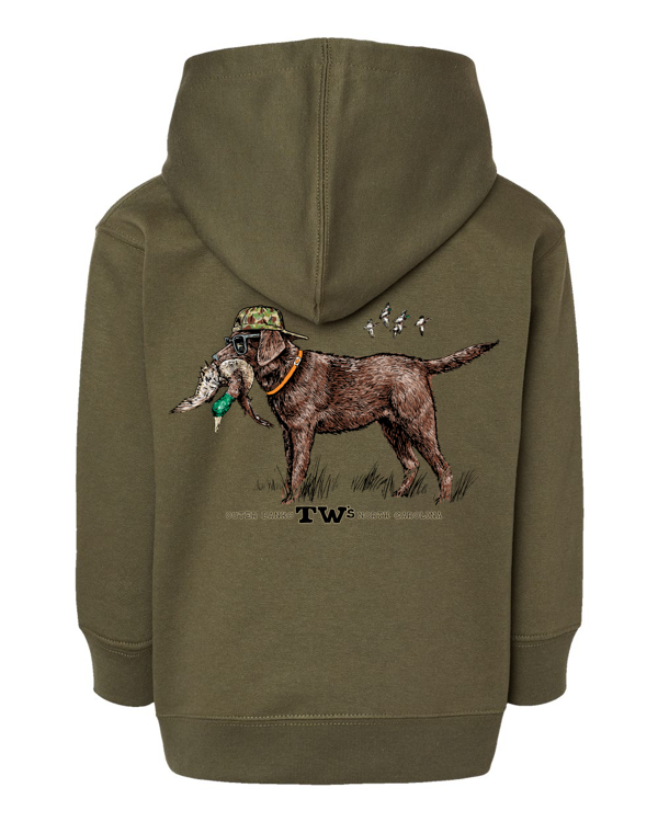 	TW's Marsh Dog for Toddlers - Pull-Over Hooded Sweatshirt