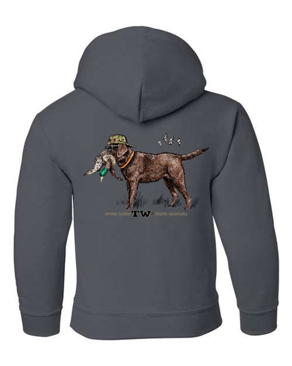 TW's Marsh Dog for Youth - Pull-Over Hooded Sweatshirt