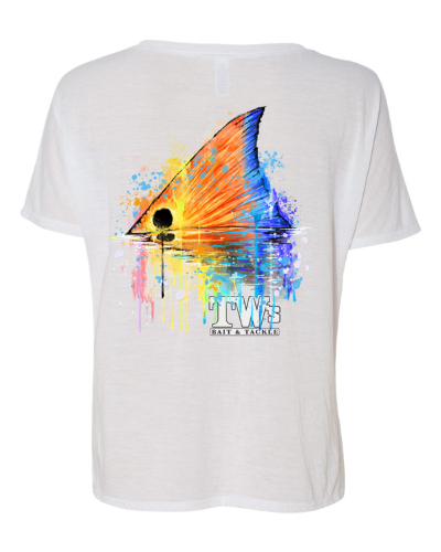 TW's Drummy Sunset for Women - Short Sleeve V-Neck T-Shirt