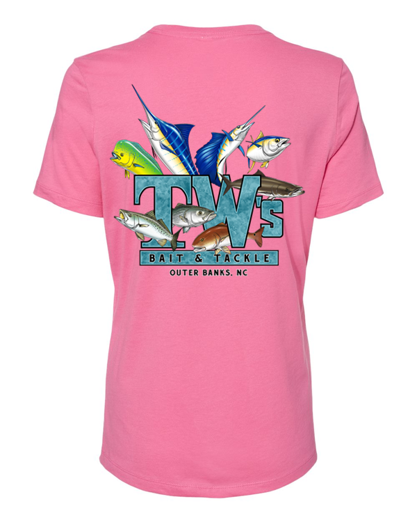 TW's Multifish for Women - Short Sleeve T-Shirt