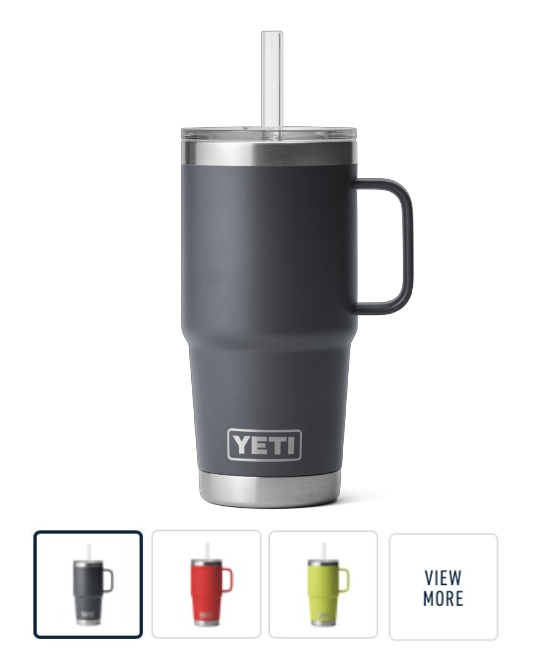 YETI 25OZ MUG STRAW  25OZMUG