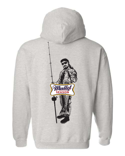 TW's Mullet Time for Men - Basic Pull-Over Hooded Sweatshirt