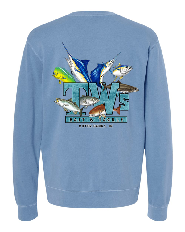TW's Multifish for Men - Crew Neck Sweatshirt