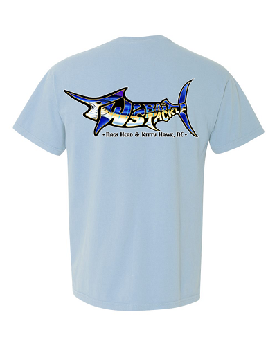 TW's Marlin Marlin Outline for Men - Cotton Short Sleeve T-Shirt