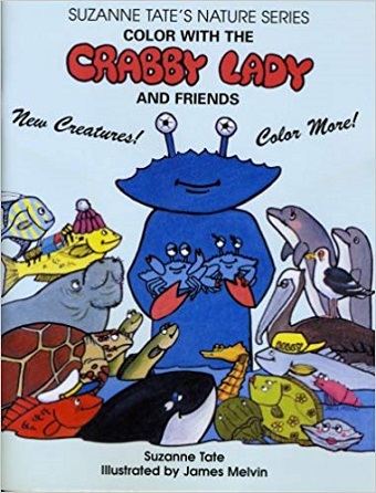 Suzanne Tate-Color with the Crabby Lady Coloring Book