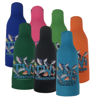 Multifish Zippered Bottle Koozie