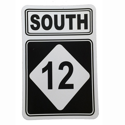 CSS Hwy 12 South Small Decal