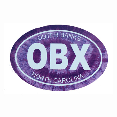 CSS OBX Purple Tie Dye Large Decal