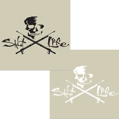 Salt Life - Skull/Spearguns Medium Decal