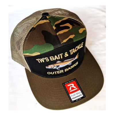 TW's Drum Cap - Black/Green Camo Mesh/Loden