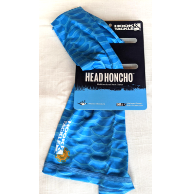 Hook & Tackle Neck Gaiter - Honcho Larimar Blue