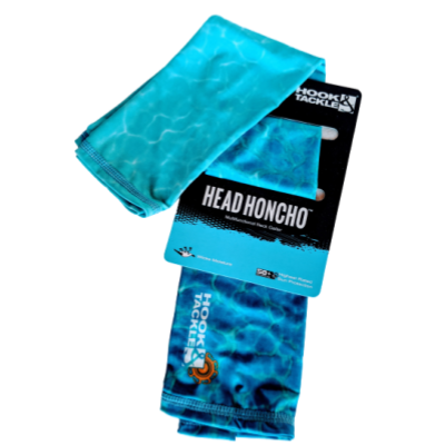 Hook & Tackle Neck Gaiter - Aqua Blue