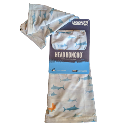 Hook & Tackle Neck Gaiter Grey /Marlin Camo