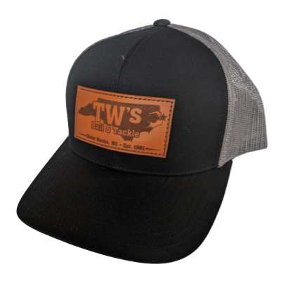 TW's Leather Patch Cap - Black/Graphite
