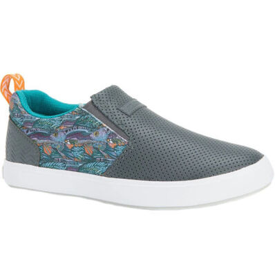 XTRATUF XSW-7GG Womens Sharkbyte Fishwear Canvas Shoe-Grey