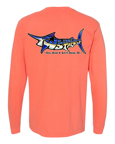 TW's Marlin Marlin Outline for Men - Long Sleeve T-Shirt