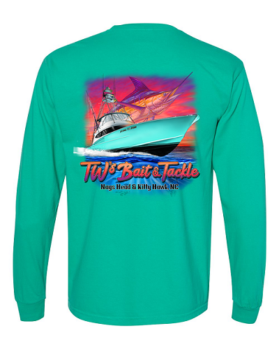 TW's Sunset Marlin for Men - Long Sleeve<br>T-Shirt