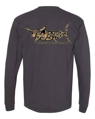 TW's Old School Camo Marlin for Men - Long Sleeve T-Shirt