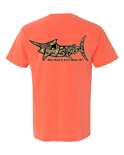 TW's Old School Camo Marlin for Men - Short Sleeve T-Shirt