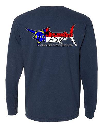 NC Flag Marlin Long Sleeve T-Shirt