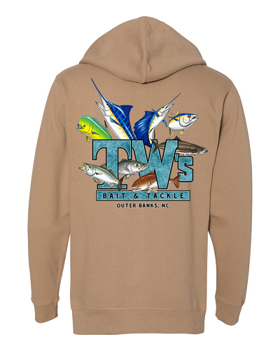 Multifish Zip Hooded Sweatshirt