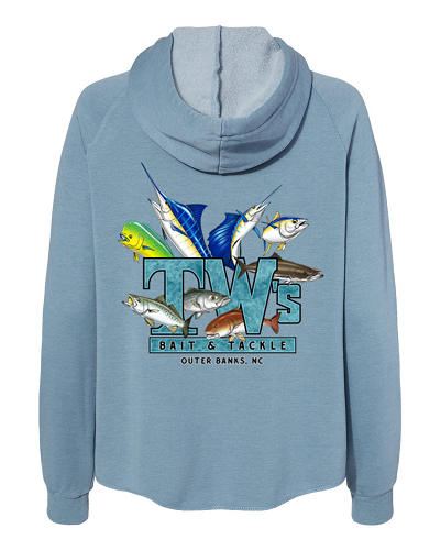 TW's Multifish for Women - Hooded Zip Sweatshirt