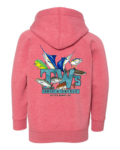 TW's Multifish for Toddlers - Pull-Over Hooded Sweatshirt