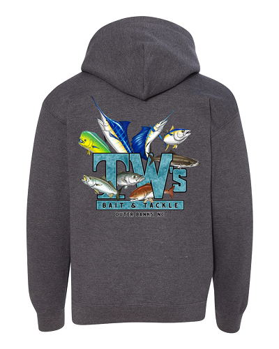 TW's Multifish for Youth - Pull-Over Hooded Sweatshirt