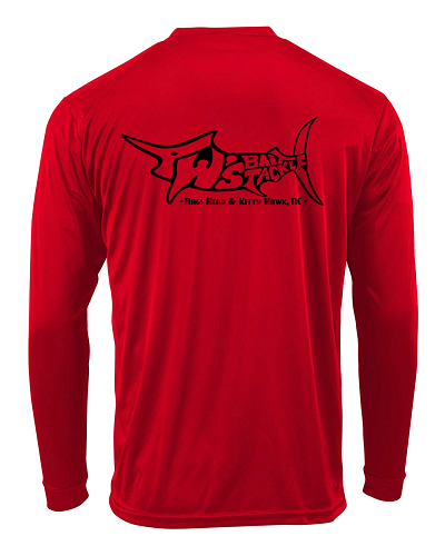 TW's Marlin Outline for Youth - Long Sleeve PF Shirt